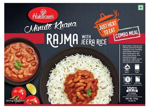 

Haldirams Ready To Eat - Rajma With Jeera Rice (Del) 375 g