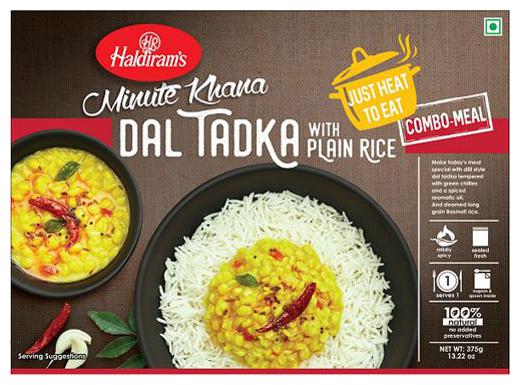 

Haldirams Ready To Eat Yellow Dal Tadka With Plain Rice 375 g