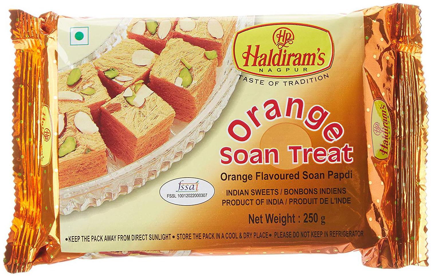 

Haldirams Soan Treat - Orange 250 g