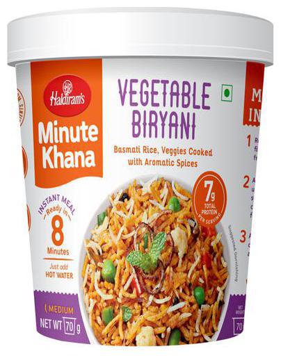 

Haldirams Veg Biryani 70 g