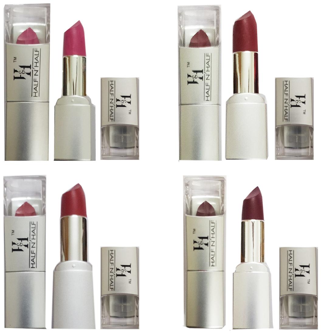 

Half N Half Rose Pink Lipstick (Shade No 7 3 1 And 2) Multi 4g (Pack of 4)