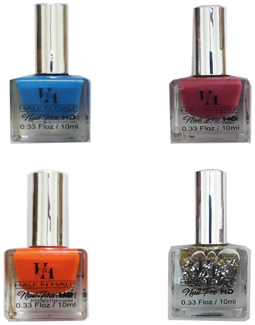 

Half N Half Nail Pro Hd Nail Polish (Shade No 42 40 61 And 39)Multi 10ml (Pack of 4)