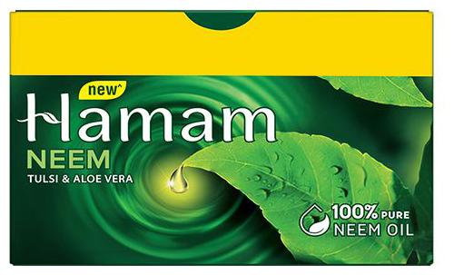 

Hamam Bathing Soap - with Neem Tulsi Aloe Vera 150 g