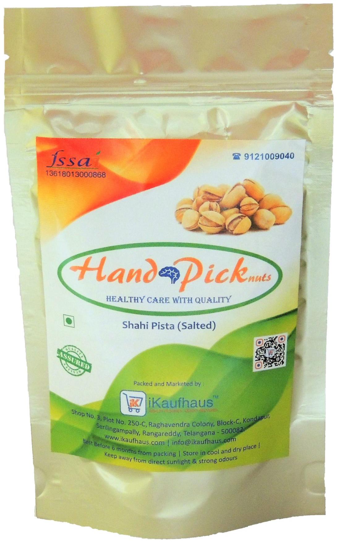 

Handpick Nuts Vacuum Packed Salted Pistachios 100 g