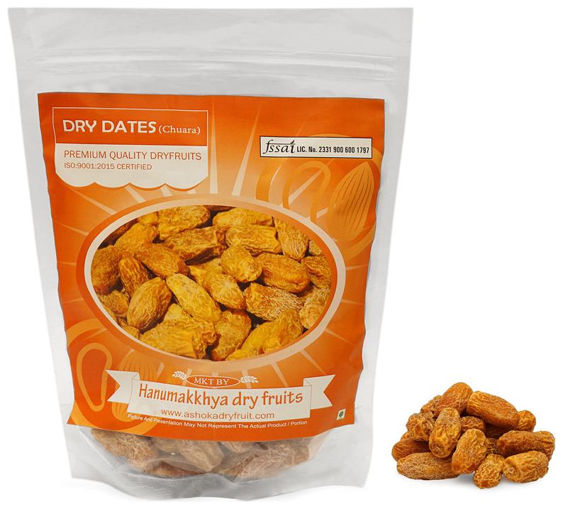 

Hanumakkhya Dry Fruits Dates Dry Yellow Cutting Chuara Exotic Quality (Gold) - 800g