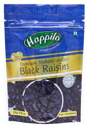 

Happilo Black Raisins - Premium Afghani Seedless 250 g