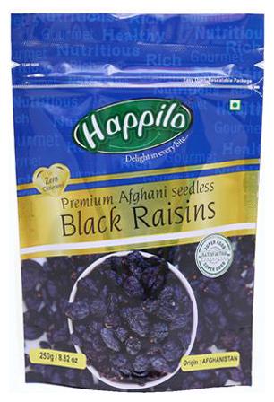 

Happilo Black Raisins - Premium Afghani Seedless 250 g