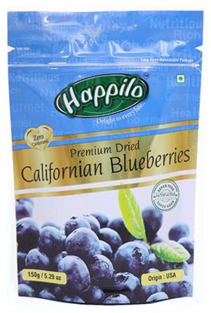 

Happilo Blueberries - Dried Premium Californian 150 g