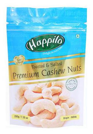 

Happilo Cashew Nuts - Toasted Salted Premium 200 g