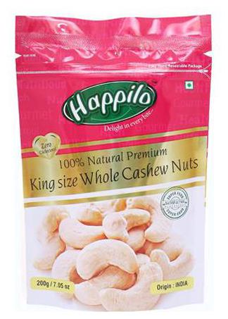

Happilo Cashew Nuts - Whole 100 Natural Premium King Size 200 g