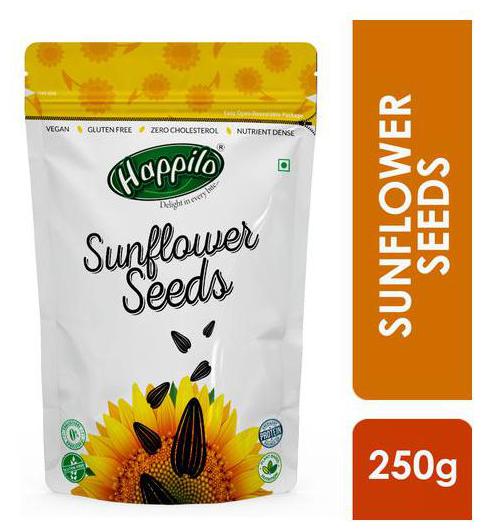 

Happilo Premium Raw Sunflower Seeds - No Shells 250 g