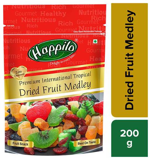 

Happilo Premium International Dried Tropical Fruit Medley 200 g