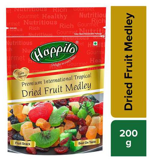 

Happilo Premium International Dried Tropical Fruit Medley 200 g