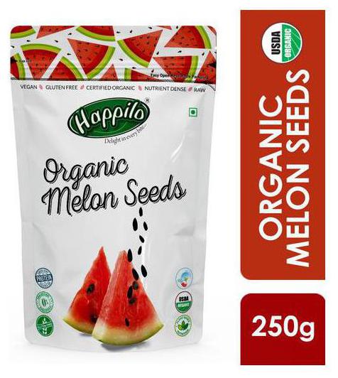 

Happilo Premium Raw Organic Melon Seeds 250 g