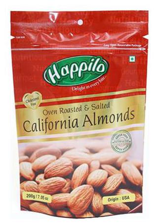 

Happilo Premium Californian Almonds(Oven Roasted Salted) 200 g