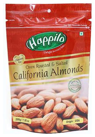 

Happilo Premium Californian Almonds(Oven Roasted Salted) 200 g