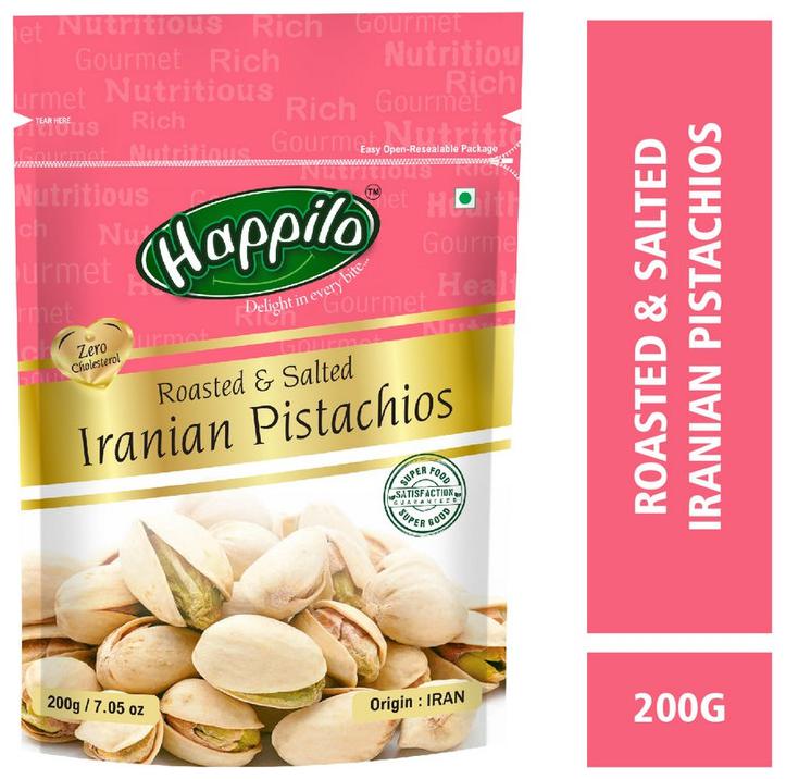 

Happilo Premium IR Roasted Salted Pistachios 200g