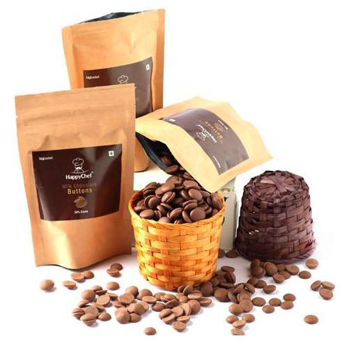 

Happy Chef Milk - Button Chocolate 100 g