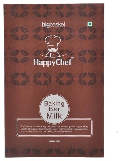 

Happy Chef Milk - Baking Chocolate Bar 200 g