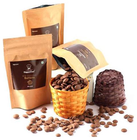 

Happy Chef Milk - Button Chocolate 100 g