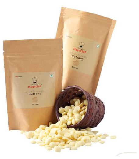 

Happy Chef White - Button Chocolate 100 g