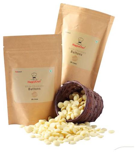 

Happy Chef White - Button Chocolate 100 g
