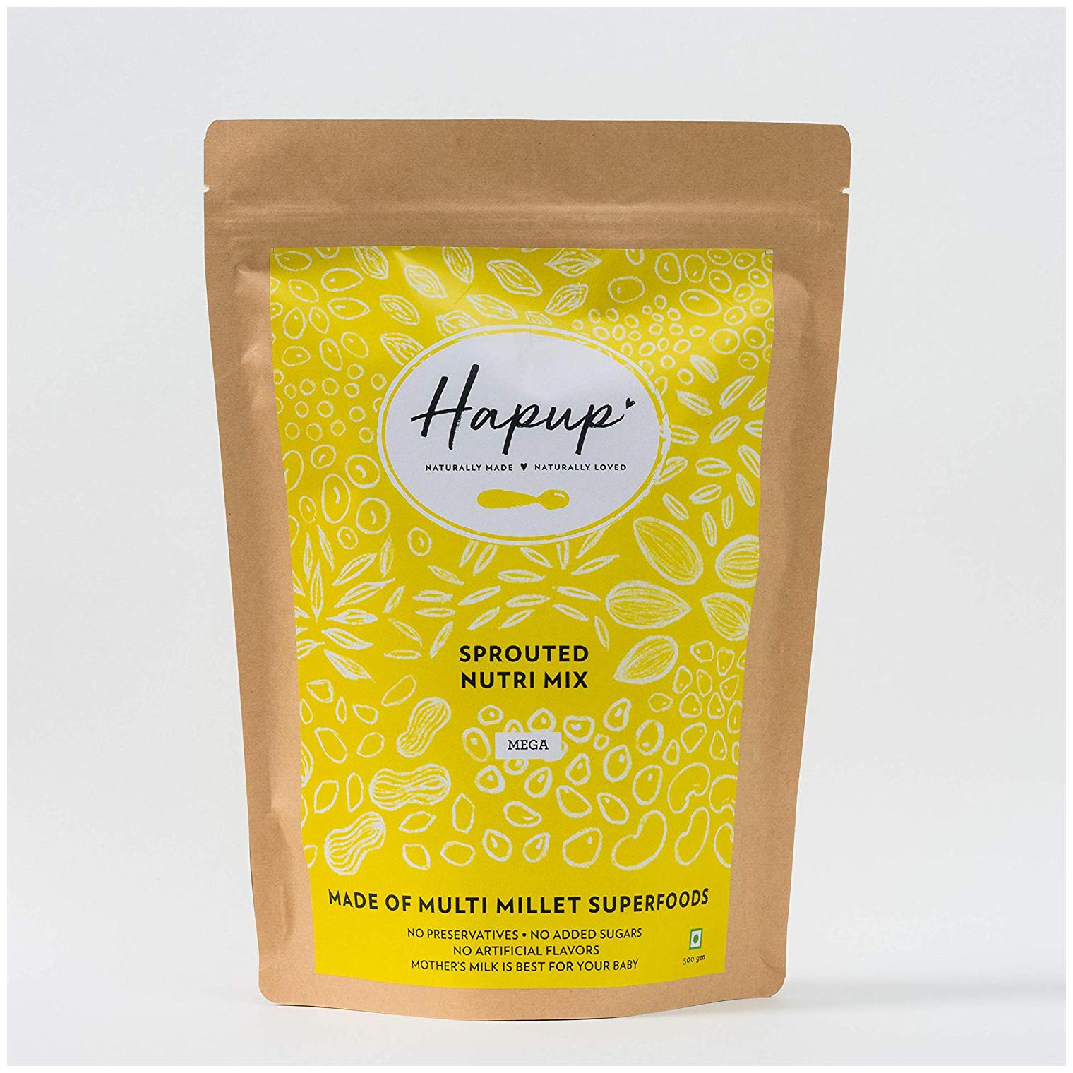 

Hapup Sprouted Nutri Baby Food with Multi Millet Mixes - 500g