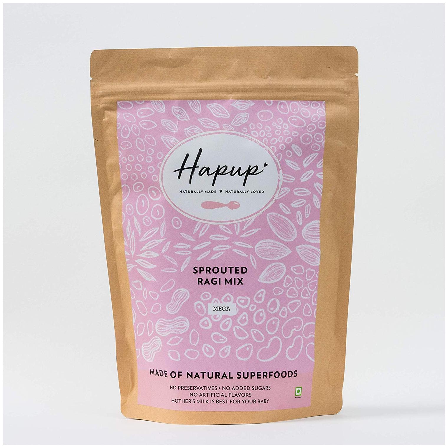 

Hapup Sprouted Ragi Baby Food with Nutri Mixes - 500g