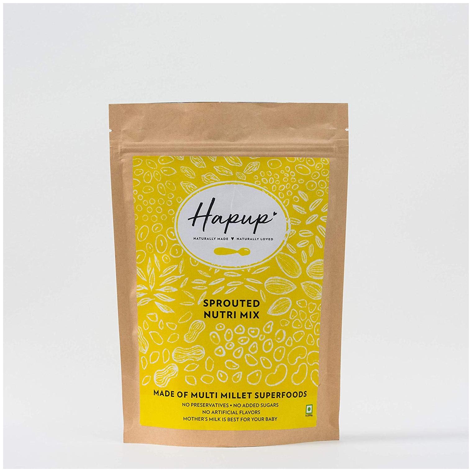 

Hapup Sprouted Nutri Baby Food with Multi Millet Mixes - 250g