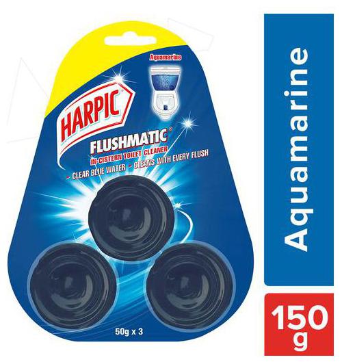 

Harpic Flushmatic In-Cistern Toilet Cleaner - Aquamarine 50 g
