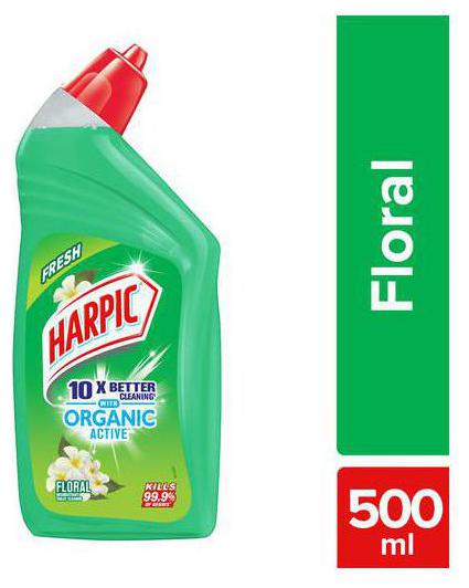

Harpic Organic Active Disinfectant Toilet Cleaner - Floral 500 ml