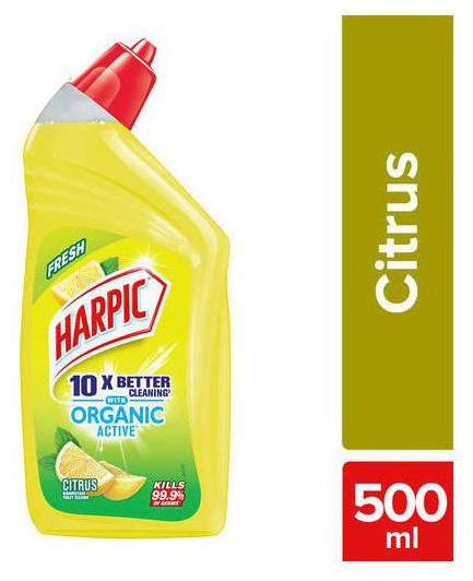 

Harpic Organic Active Disinfectant Toilet Cleaner - Citrus 500 ml