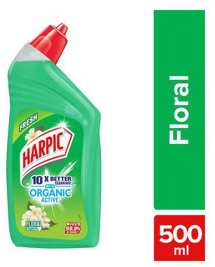 

Harpic Organic Active Disinfectant Toilet Cleaner - Floral 500 ml