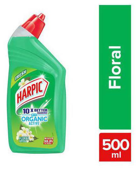 

Harpic Organic Active Disinfectant Toilet Cleaner - Floral 500 ml
