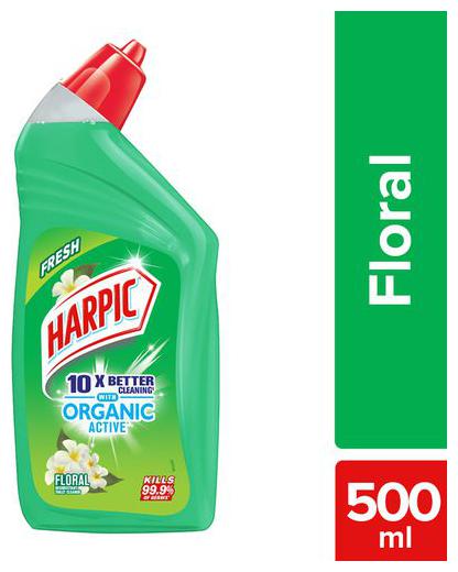 

Harpic Organic Active Disinfectant Toilet Cleaner - Floral 500 ml