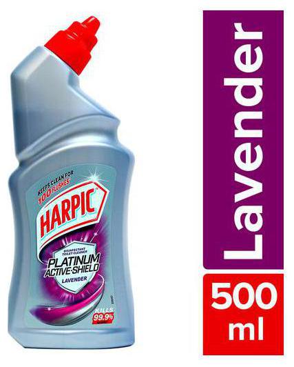 

Harpic Platinum Active-Shield Toilet Cleaner - Lavender 500 ml