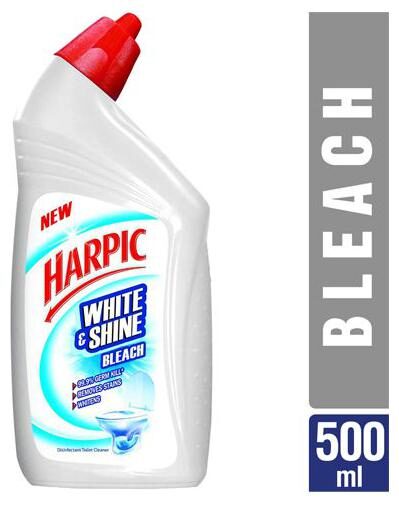 

Harpic Toilet Cleaner - Bleach White Shine 500 ml