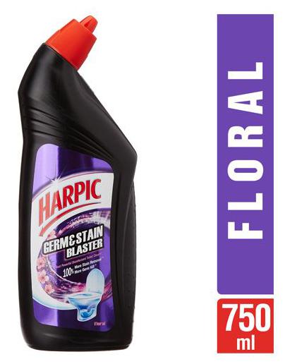 

Harpic Toilet Cleaner - Floral Germ And Stain Blaster 750 ml