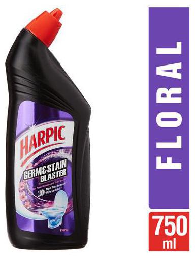 

Harpic Toilet Cleaner - Floral Germ And Stain Blaster 750 ml
