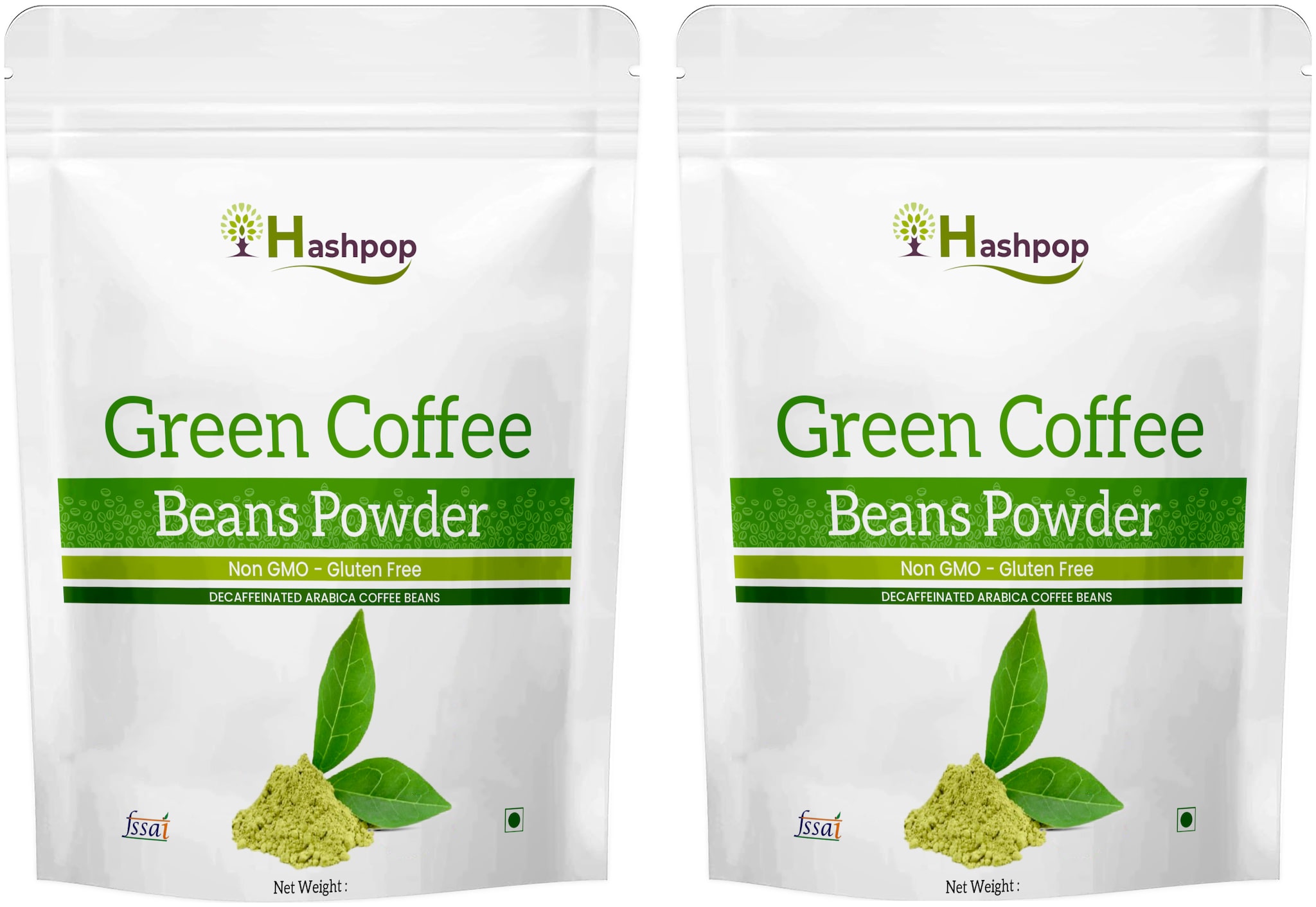

Hashpop Green Coffee Beans Powder for Weight Loss Management Instant Coffee 250 g Pack of 2