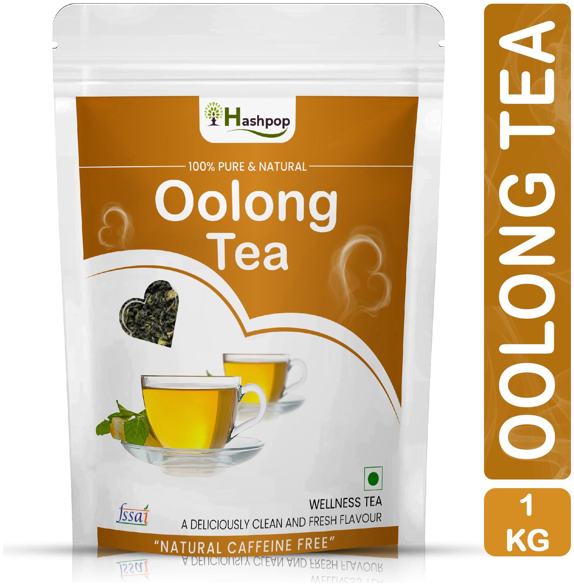 

Hashpop Oolong Herbal Tea Premium Unflavoured Oolong Tea-1kg