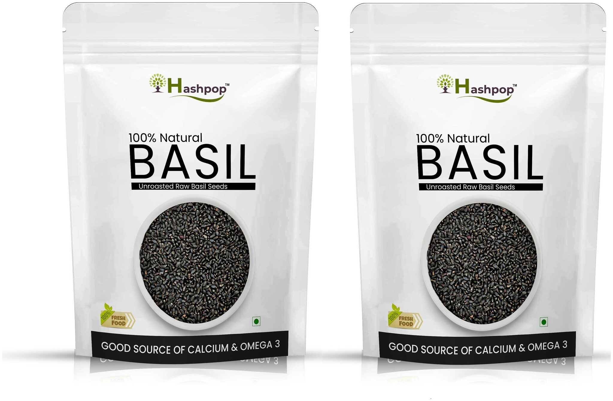 

HASHPOP Raw Basil Seeds for Weight Loss (200g)(PACK OF 2)