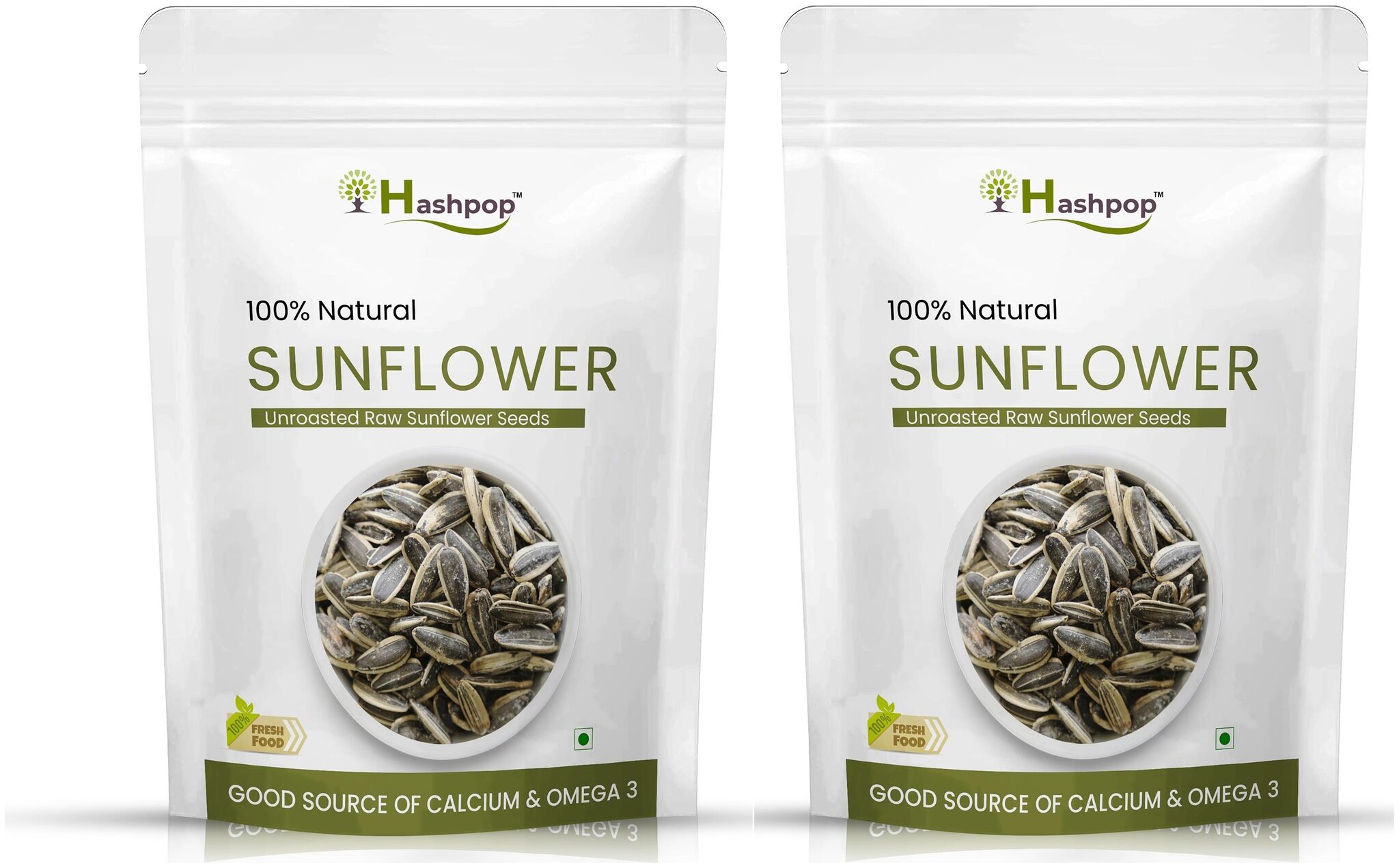 

HASHPOP Raw Sunflower Seeds - Sunflower Seeds for Eating(50g)(PACK OF 2)