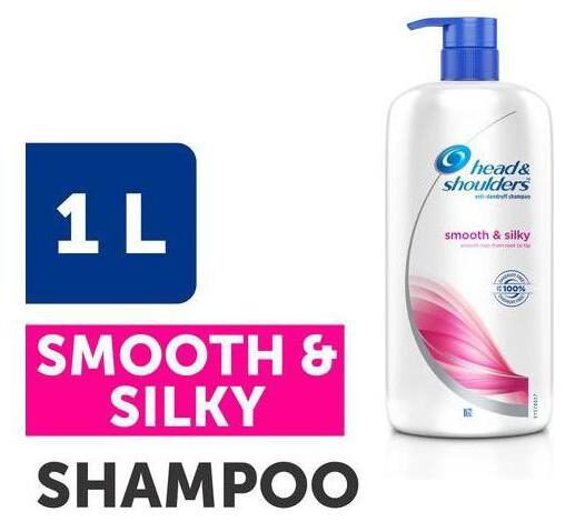 

Head Shoulders Shampoo - Smooth Silky 1 L