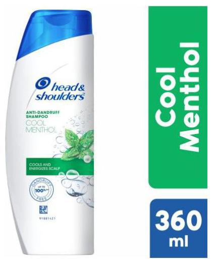 

Head Shoulder Anti-Dandruff Shampoo - Cool Menthol 360 ml