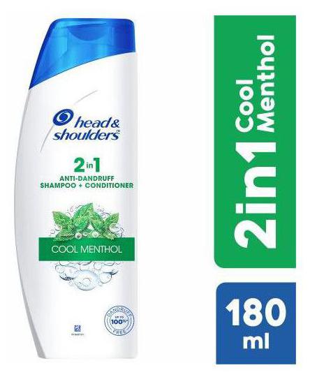 

Head Shoulders Shampoo Conditioner - 2-In-1 Cool Menthol 180 ml