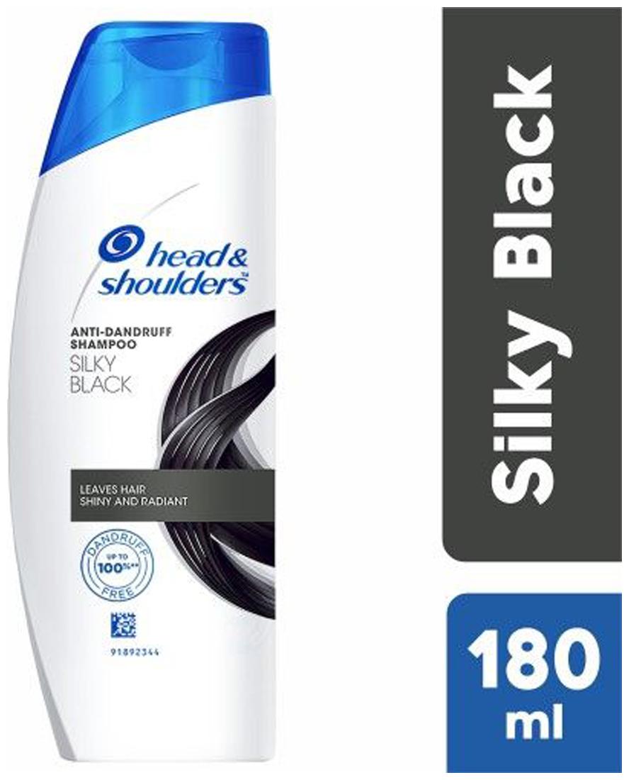 

Head Shoulder Anti-Dandruff Shampoo Silky Black 180 ml