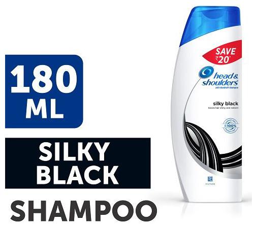 

Head Shoulder Antidandruff Shampoo Silky Black 180 ml