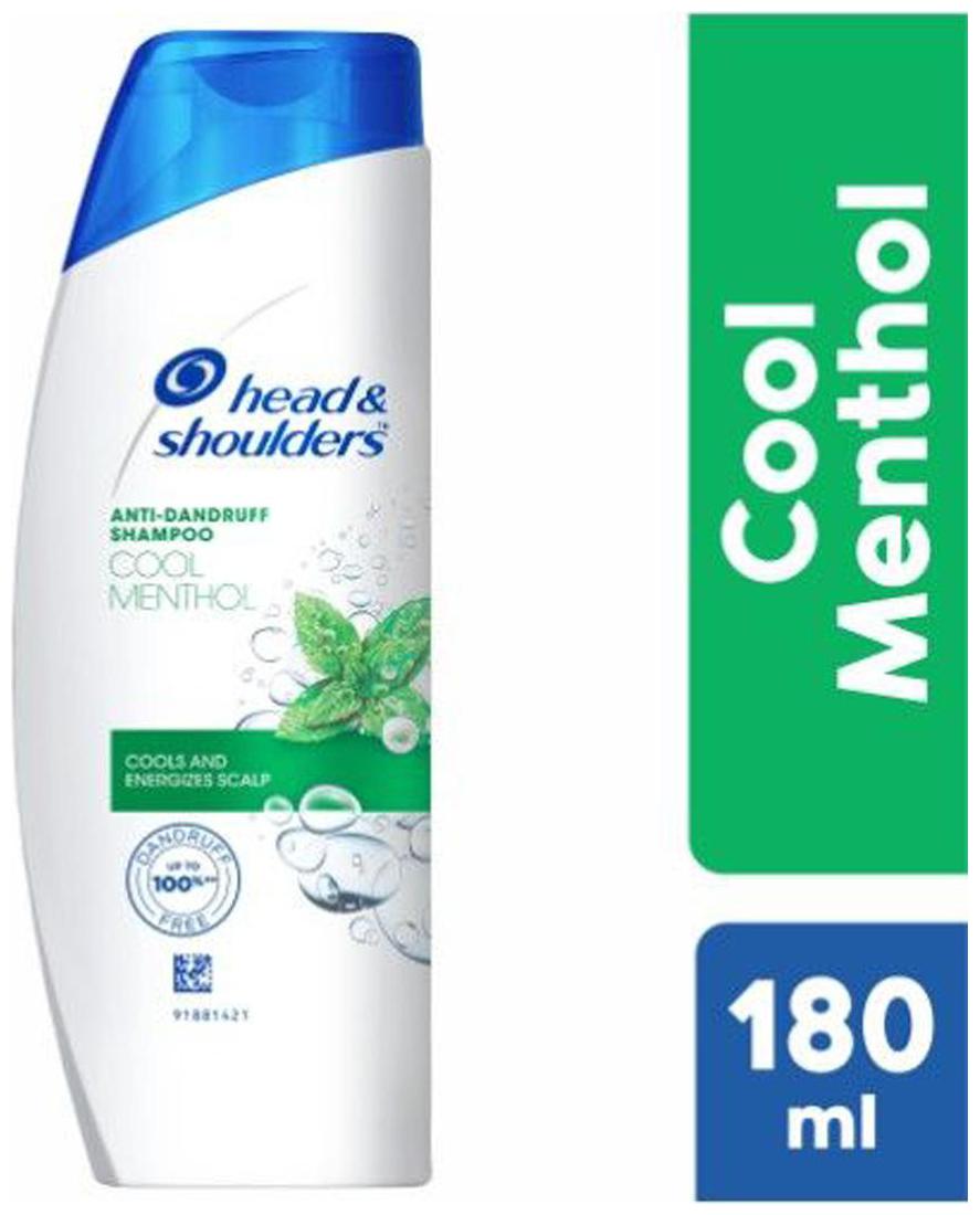 

Head Shoulder Anti-Dandruff Shampoo Cool Menthol 180 ml