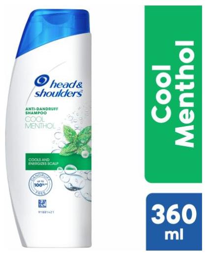 

Head Shoulder Anti-Dandruff Shampoo - Cool Menthol 360 ml